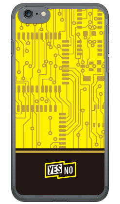 エレクトロボード イエロー (クリア) iPhone SE (2022 第3世代・2020 第2世代) 8 7 Apple YESNO iphone8 iphone7 ケース iphone8 iphone7 カバー iphone 8 iphone 7 ケース iphone 8 iphone 7 カバーアイフォーン7 ケース アイフォーン7 カバー 送料無料