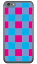 Buffalo check ピンク×ブルー （クリア） design by Moisture iPhone SE (2022 第3世代 2020 第2世代) 8 7 Apple SECOND SKIN iphone8 iphone7 ケース iphone8 iphone7 カバー iphone 8 iphone 7 ケース iphone 8 iphone 7 カバーアイフォーン7 ケース 送料無料