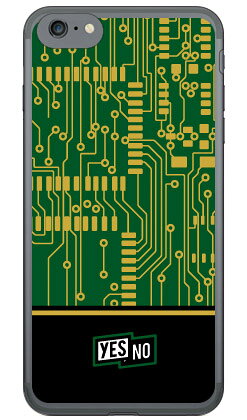 エレクトロボード グリーン （ソフトTPUクリア） iPhone SE (2022 第3世代・2020 第2世代) 8 7 Apple YESNO iphone8 iphone7 ケース iphone8 iphone7 カバー iphone 8 iphone 7 ケース iphone 8 iphone 7 カバーアイフォーン7 ケース アイフォーン7 送料無料