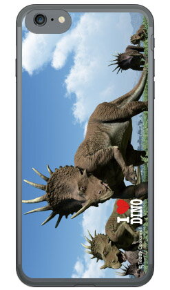 Dinosaur Design 공룡 디자인 시리즈 [스티라코사우루스의 무리] (소프트 TPU 클리어) iPhone SE (2022 3 세대 · 2020 2 세대) 8 7 Apple iphone8 iphone7 케이스 iphone8 iphone7 커버 iphone 8 iphone 7 케이스 iphone 8 iphone 7 무료 배송