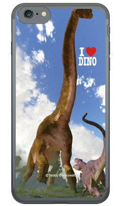 Dinosaur Design 공룡 디자인 시리즈 [브라키오사우루스와 알로사우루스_A] (소프트 TPU 클리어) iPhone SE (2022 3세대·2020 2세대) 8 7 Apple iphone8 iphone7 케이스 iphone8 iphone7 커버 iphone 8 iphone 7 케이스 iphone 8 iphone7