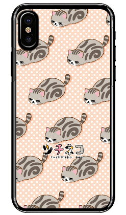 ツチネコシリーズ グレーアメショー （クリア） iPhone X XS...