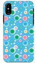 カラフルボタン ブルー produced by COLOR STAGE iPhone X XS Apple Coverfull iphoneX iphoneXS ケース iphoneX iphoneXS カバー iphone X iphone XS ケース iphone X iphone XS カバーアイフォーン10 10S ケース アイフォーン10 送料無料(2)