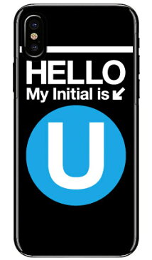 【送料無料】 Cf LTD サブウェイイニシャル U サックスブルー （クリア） / for iPhone X/XS/Apple 【Coverfull】iphoneX iphoneXS ケース iphoneX iphoneXS カバー iphone X iphone XS ケース iphone X iphone XS カバーアイフォーン10 10S ケース アイフォーン10