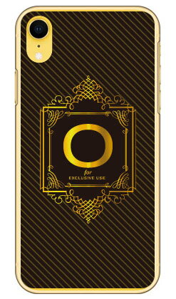 【送料無料】 Cf LTD ラグジュアリーイニシャル O ゴールドイエロー （クリア） / for iPhone XR/Apple 【Coverfull】iphoneXR ケース iphoneXR カバー iphone XR ケース iphone XR カバーアイフォーン10R ケース アイフォーン10R カバー 10R ケース アイフォーン10R