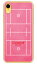 男子ラクロスコート ピンク (クリア) iPhone XR Apple Coverfull ハードケース iphoneXR ケース ipho..