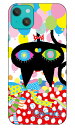 aaaaiWORKS 「ネコバルーン」 iPhone14 Plus(6.7インチ) SECOND SKINiphone 14 plus フィルム ケース iphone 14 plus ケース iphone 14 plus 本体 保護 iphone 14 plus ケース カード iphone 14 plus スマホケース iphone 14 plus スマホカバー カバー 送料無料