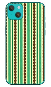 シマシマ グリーン×ブラウン (ハードケース) iPhone14 Plus(6.7インチ) Coverfulliphone 14 plus フィルム ケース iphone 14 plus ケース iphone 14 plus 本体 保護 iphone 14 plus ケース カード iphone 14 plus スマホケース iphone 14 plus 送料無料