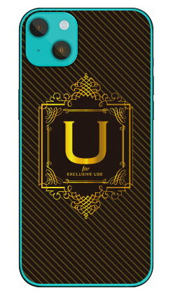 Cf LTD ラグジュアリーイニシャル U ゴールドイエロー （ハードケース） iPhone14 Plus(6.7インチ) Coverfulliphone 14 plus フィルム ケース iphone 14 plus ケース iphone 14 plus 本体 保護 iphone 14 plus ケース カード iphone 14 plus スマホケース 送料無料