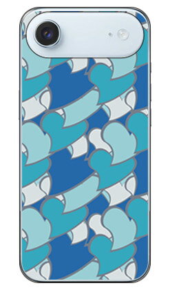 樂天商城 - ハートフル ブルーiPhone Air (ソフトTPU) SECOND SKIN ケース カバー スマホケース 送料無料 耐衝撃 プリント 保護 衝撃吸収