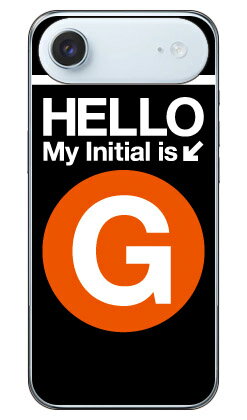 Rakuten - Cf LTD サブウェイイニシャル G オレンジ (クリア) iPhone Air Coverfull 本体 保護 ハードケース スマホカバー　送料無料