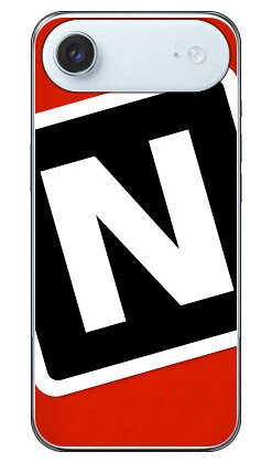 Rakuten - Cf LTD キャンプ イニシャル レッド×ブラック N (クリア) iPhone Air Coverfull 本体 保護 ハードケース スマホカバー　送料無料