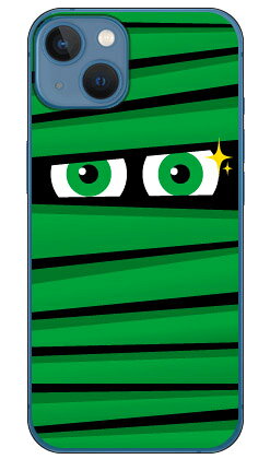 ミイラくん グリーン （ソフトTPUクリア） iPhone 13 mini Apple YESNO イエスノー 平面 受注生産 スマホケース ソフトケース アップル iphone13 mini iphone13 mini ケース iphone13 mini カバー アイフォーン13ミニ ケース アイフォーン13ミニ カバー 送料無料