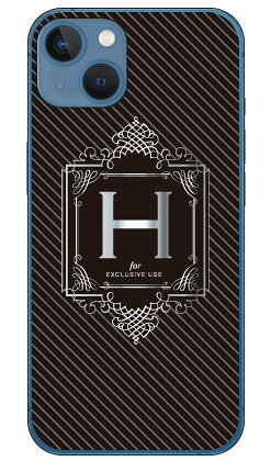 Cf LTD ラグジュアリーイニシャル H シルバーグレー （クリア） iPhone 13 mini Apple Coverfull ハードケース アップル iphone13 mini iphone13 mini ケース iphone13 mini カバー アイフォーン13ミニ ケース アイフォーン13ミニ カバー 送料無料