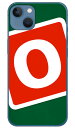 Cf LTD キャンプ イニシャル グリーン×レッド O (クリア) iPhone 13 mini Apple Coverfull ハードケース アップル iphone13 mini iphone13 mini ケース iphone13 mini カバー アイフォーン13ミニ ケース アイフォーン13ミニ カバー 送料無料(2)