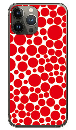 バブルドット ホワイト×レッド （ソフトTPUクリア） iPhone 13 Pro Apple SECOND SKIN 平面 受注生産 スマホケース ソフトケース iphone13pro ケース iphone13pro カバー アイフォーン13プロ ケース アイフォーン13プロ カバー アイフォン 13プロ 送料無料