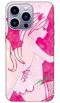 蛯原あきら 「Devil Girl （ピンク）」 iPhone14 Pro (6.1インチ) SECOND SKINiphone 14 pro ケース iphone 14 pro 本体 保護 iphone 14 pro フィルム iphone 14 pro スマホケース スマホカバー iphone 14 pro case iphone 14 pro カメラ レンズ 保護 送料無料