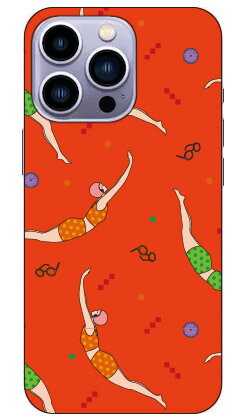 YOKEY Swimming Girls iPhone14 Pro 6.1インチ SECOND SKINiphone 14 pro ケース iphone 14 pro 本体 保護 iphone 14 pro フィルム iphone 14 pro スマホケース スマホカバー iphone 14 pro ca…