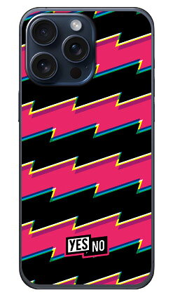 樂天商城 - ライトニングボーダー ピンク （クリア） iPhone 15 Pro Max YESNOiPhone 15 Pro Max ケース iphone15promax iphone 本体 保護 iphone ケース iPhone 15 Pro Max ケース iphone15promax ハードケース iphone15promax スマホケース スマホカバー 送料無料