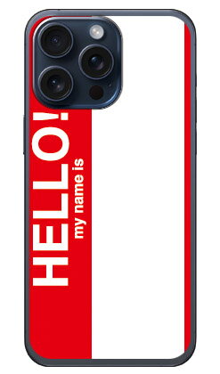 Hello my name is レッド （ソフトケース） iPhone 15 Pro Max SECOND SKINiPhone 15 Pro Max ケース iphone15promax iphone 本体 保護 iphone ケース iPhone 15 Pro Max ケース iphone15promax ハードケース iphone15promax スマホケース スマホカバー 送料無料