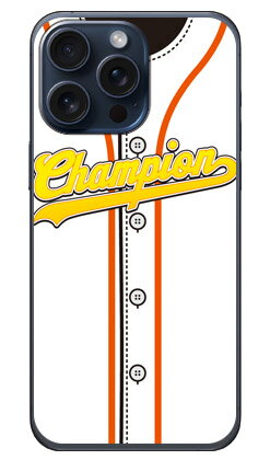 Cf LTD ベースボールユニフォーム ホワイト×オレンジ （クリア） iPhone 15 Pro Max CoverfulliPhone 15 Pro Max ケース iphone15promax iphone 本体 保護 iphone ケース iPhone 15 Pro Max ケース iphone15promax ハードケース iphone15promax スマホケース 送料無料