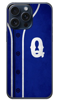 Cf LTD ベースボール イニシャル ブルー Q （クリア） iPhone 15 Pro Max CoverfulliPhone 15 Pro Max ケース iphone15promax iphone 本体 保護 iphone ケース iPhone 15 Pro Max ケース iphone15promax ハードケース iphone15promax スマホケース 送料無料