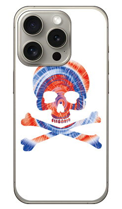 Psychedelic skull ブルー×レッド （クリア） design by ROTM iPhone 15 Pro SECOND SKINiPhone 15 Pro ケース iphone15pro iphone 本体 保護 iphone ケース iPhone 15 Pro ケース iphone15pro ハードケース iphone15pro スマホケース スマホカバー 送料無料