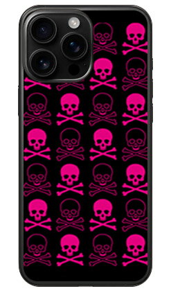 樂天商城 - スカル ブラック×ピンク （ソフトTPUクリア） iPhone 16 Pro Max SECOND SKIN iPhone 16 Pro Max ケース iPhone 16 Pro Max カバー iPhone16ProMax ケース iPhone16ProMax カバー アイフォン 16 プロマックス ケース 送料無料