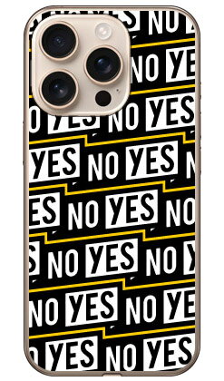 YESNOラベル イエロー （ソフトTPUクリア） iPhone 16 Pro YESNO iPhone 16 Pro ケース iPhone 16 Pro カバー iPhone16Pro ケース iPhone16Pro カバー アイフォン 16 プロ ケース 送料無料