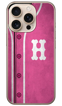 Rakuten - Cf LTD ベースボール イニシャル ピンク H (クリア) iPhone 16 Pro Coverfull 本体 保護 ハードケース スマホカバー　送料無料
