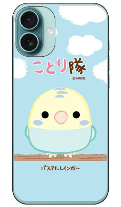 乐天商城 - ことり隊シリーズ パステルレインボー (クリア) iPhone 16 Plus 平面 受注生産 スマホケース ハードケース 本体 保護 スマホカバー 送料無料