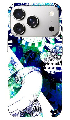 kion 「Modello_4 くじら 青＆緑」 iPhone 17 Pro Max 全面プリント SECOND SKIN 本体保護 スマホケース スマホカバー 送料無料