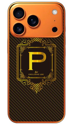 Rakuten - Cf LTD ラグジュアリーイニシャル P ゴールドイエロー (クリア) iPhone 17 Pro Coverfull 本体 保護 ハードケース スマホカバー　送料無料