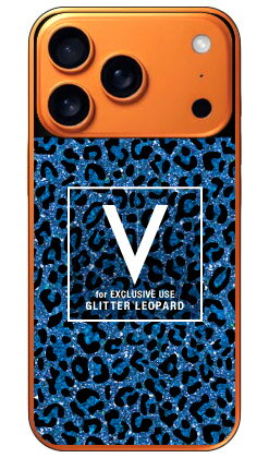 樂天商城 - Cf LTD ヒョウ柄 ネイルボトル イニシャル V ブルー (クリア) iPhone 17 Pro Coverfull 本体 保護 ハードケース スマホカバー　送料無料