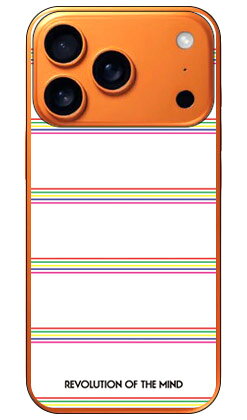 Multi border ホワイト (クリア) design by ROTM iPhone 17 Pro SECOND SKIN 本体 保護 ハードケース スマホカバー　送料無料