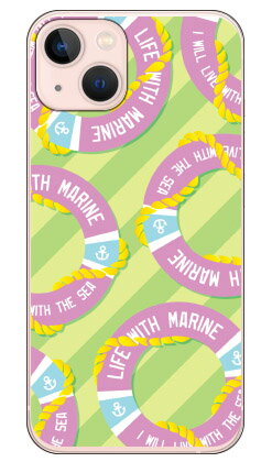 マリン グリーン （クリア） iPhone 13 Apple YESNO イエスノー 平面 受注生産 スマホケース ハードケース アップル iphone13 iphone13 ケース iphone13 カバー アイフォーン13 ケース アイフォーン13 カバー 送料無料