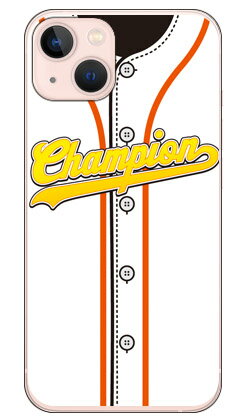 Cf LTD ベースボールユニフォーム ホワイト×オレンジ （クリア） iPhone 13 Apple Coverfull 受注生産 スマホケース ハードケース アップル iphone13 iphone13 ケース iphone13 カバー アイフォーン13 ケース アイフォーン13 カバー 送料無料