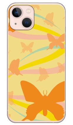 樂天商城 - バタフライフロウ イエロー （クリア） iPhone 13 Apple Coverfull カバフル 平面 受注生産 スマホケース ハードケース アップル iphone13 iphone13 ケース iphone13 カバー アイフォーン13 ケース アイフォーン13 カバー 送料無料