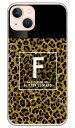 Cf LTD ヒョウ柄 ネイルボトル イニシャル F ブラウン (クリア) iPhone 13 Apple Coverfull 受注生産 スマホケース ハードケース アップル iphone13 iphone13 ケース iphone13 カバー アイフォーン13 ケース アイフォーン13 カバー 送料無料(2)