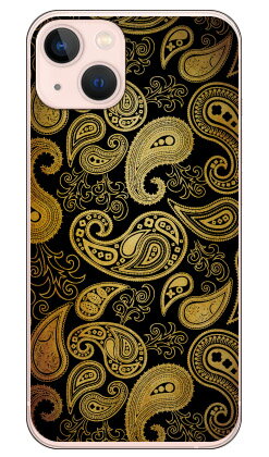 Cf LTD ブラック×ゴールドコレクションシリーズ ペイズリー （クリア） iPhone 13 Apple Coverfull スマホケース ハードケース アップル iphone13 iphone13 ケース iphone13 カバー アイフォーン13 ケース アイフォーン13 カバー 送料無料