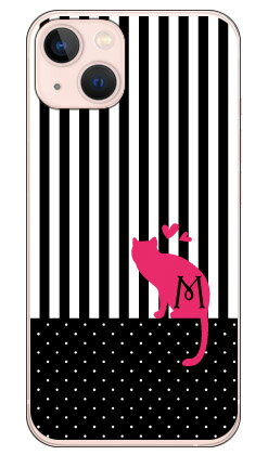 樂天商城 - Cf LTD キャット イニシャル M （クリア） iPhone 13 Apple Coverfull カバフル 平面 受注生産 スマホケース ハードケース アップル iphone13 iphone13 ケース iphone13 カバー アイフォーン13 ケース アイフォーン13 カバー 送料無料