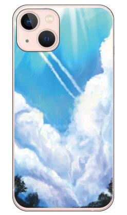 樂天商城 - Cf LTD 空シリーズ 夏の空 青空 （クリア） iPhone 13 Apple Coverfull カバフル 平面 受注生産 スマホケース ハードケース アップル iphone13 iphone13 ケース iphone13 カバー アイフォーン13 ケース アイフォーン13 カバー 送料無料