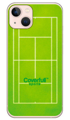 テニスコート グリーン(クリア) iPhone 13 Apple Coverfull カバフル 平面 受注生産 スマホケース ハードケース アップル iphon...