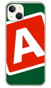 Cf LTD キャンプ イニシャル グリーン×レッド A (ハードケース) iPhone14 (6.1インチ) Coverfulliphone 14 ケース iphone 14 本体 保護 iphone 14 カバー iphone 14 スマホケース iphone 14 スマホカバー iphone 14 フィルム 送料無料
