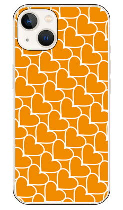 樂天商城 - ハートストライプ オレンジ×ホワイト （ハードケース） iPhone14 (6.1インチ) SECOND SKINiphone 14 ケース iphone 14 本体 保護 iphone 14 カバー iphone 14 スマホケース iphone 14 スマホカバー iphone 14 フィルム 送料無料