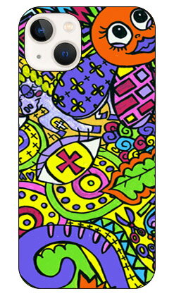 かずはりんぬ 「ごちゃごちゃちゃん その2」 iPhone14 (6.1インチ) SECOND SKINiphone 14 ケース iphone 14 本体 保護 iphone 14 カバー iphone 14 スマホケース iphone 14 スマホカバー iphone 14 フィルム 送料無料