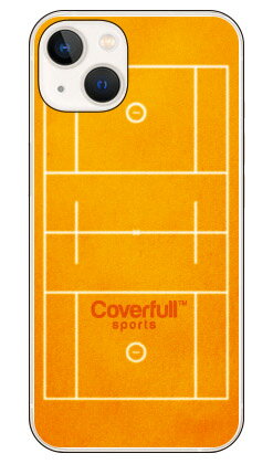 男子ラクロスコート オレンジ (ハードケース) iPhone14 (6.1インチ) Coverfulliphone 14 ケース ipho..