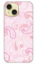 ペイズリー ピンク iPhone 15 SECOND SKIN セカンドスキン 全面 受注生産 スマホケース ハードケースiphone 15 ケース iphone15 iphone 本体 保護 iphone ケース iphone 15 ケース iphone15 ハードケース iphone15 スマホケース スマホカバー アイフォーン15 送料無料