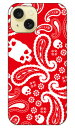 ペイズリー TYPE2 レッド iPhone 15 SECOND SKIN セカンドスキン 全面 受注生産 スマホケースiphone 15 ケース iphone15 iphone 本体 保護 iphone ケース iphone 15 ケース iphone15 ハードケース iphone15 スマホケース スマホカバー アイフォーン15 送料無料