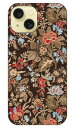 SINDEE 「Nooma Flower (ブラウン)」 iPhone 15 SECOND SKIN セカンドスキン 全面 受注生産iphone 15 ケース iphone15 iphone 本体 保護 iphone ケース iphone 15 ケース iphone15 ハードケース iphone15 スマホケース スマホカバー アイフォーン15 送料無料